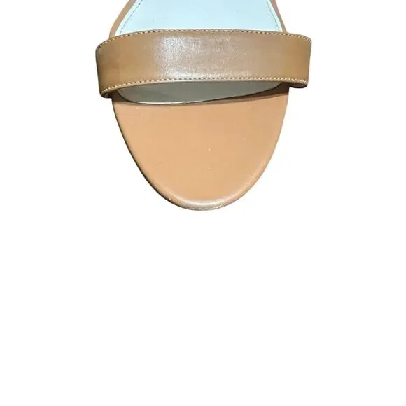 Cole Haan tan leather wedge sandal sz 9.5 - Picture 4 of 7